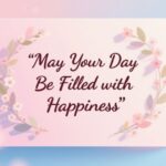 “May Your Day Be Filled with Happiness” Quotes to Brighten Someone’s Day