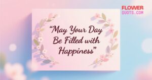 “May Your Day Be Filled with Happiness” Quotes to Brighten Someone’s Day