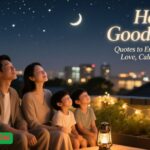 “Heartfelt Good Night Quotes to End Your Day with Love, Calm, and Positivity”