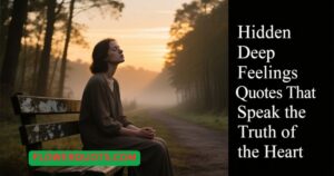 “Hidden Deep Feelings Quotes That Speak the Truth of the Heart”